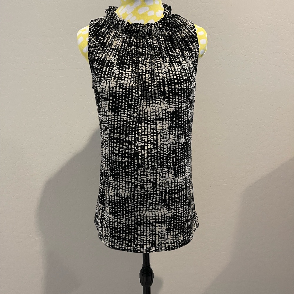 Banana republic high neck sleeveless blouse.
